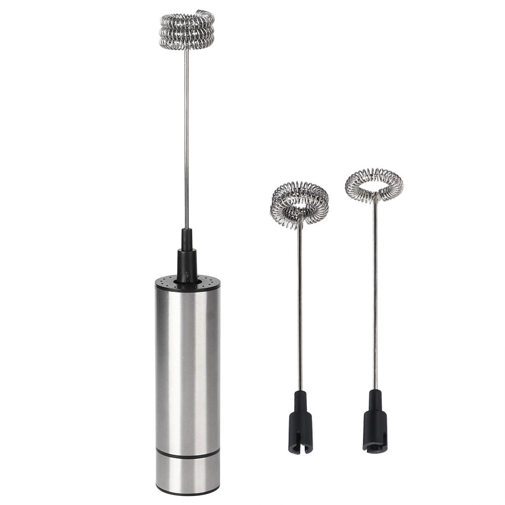 Stainless Steel Coffee Stirrer Mixer Blender Electric Egg Beater Kitchen DealSniper.net as picture