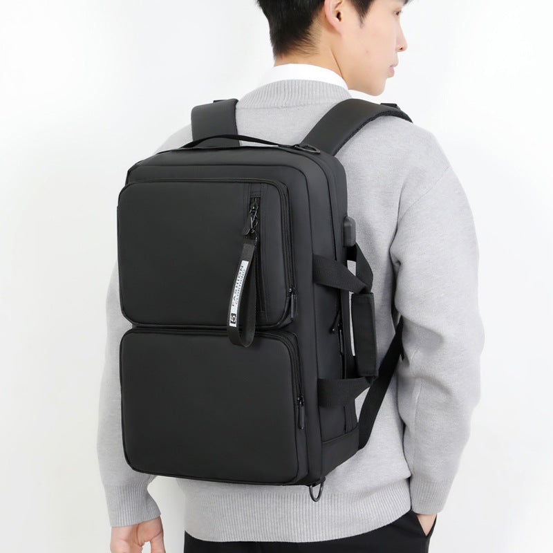 Multifunctional Backpack Large Capacity Business Laptop Bag Men DealSniper.net