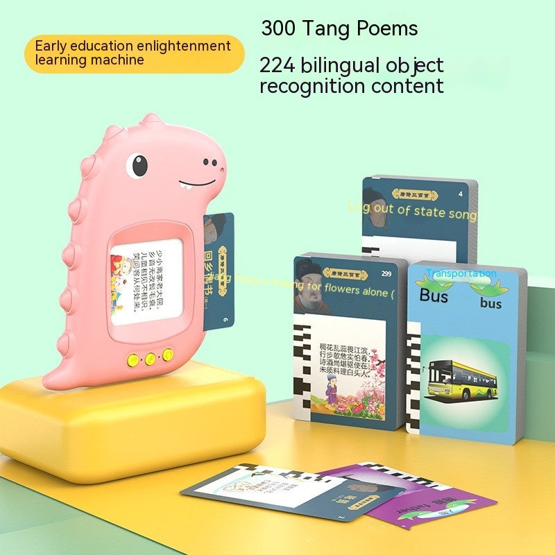 Talking And Sounding Decorative Card Educational Toys Kids DealSniper.net Pink With 224 Content