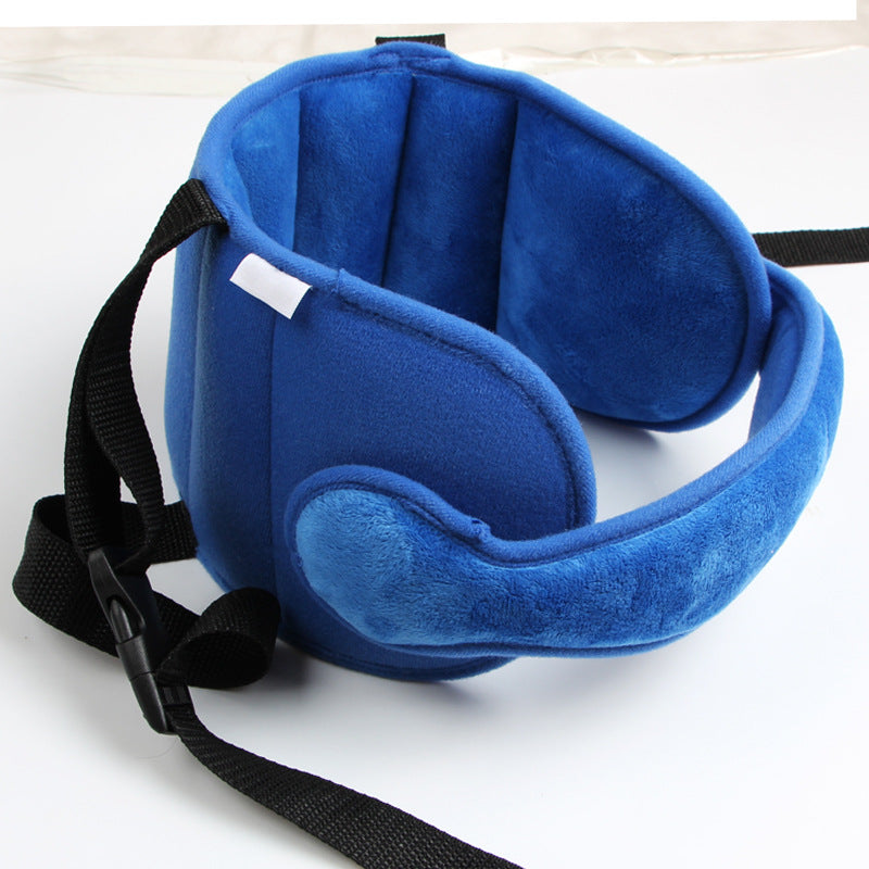 Baby Kids Adjustable Car Seat Head Support Head Fixed Sleeping Pillow Kids dealsniper-net blue 55x14cm