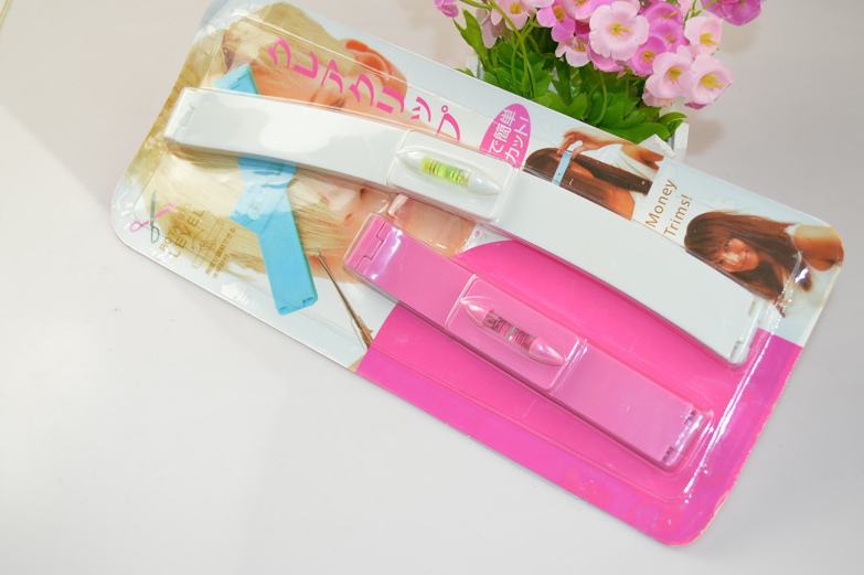 Bang Trimmer Ruler Haircut Splint Beauty DealSniper.net Pink