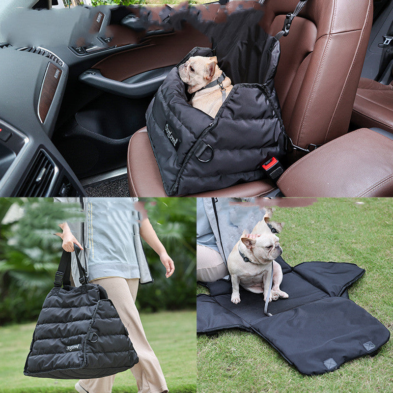 Pet Car Bag Car Front And Rear Seat Dog Car Pad Multi-functional Pets Gym From House