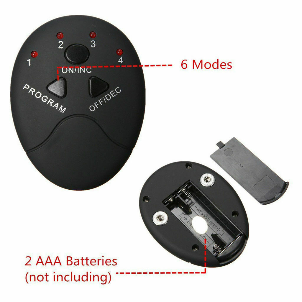 Electric Muscle Toner Machine ABS Toning Belt Simulation Fat Burner Belly Shaper Sports DealSniper.net