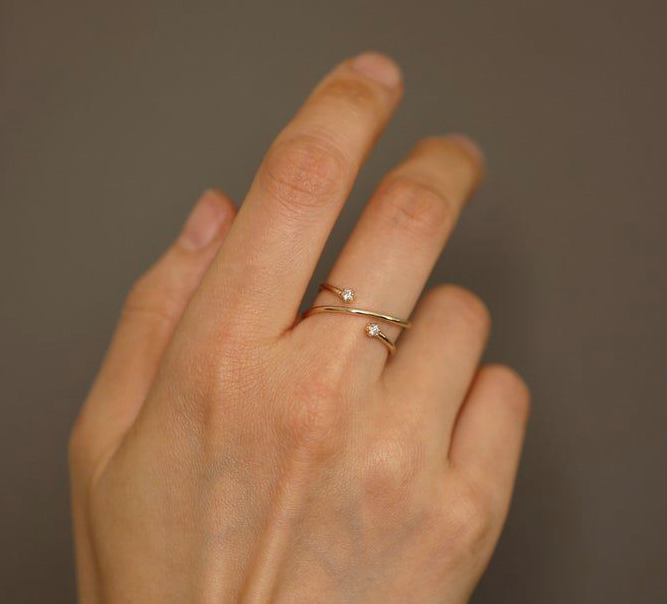 Zircon Flower Ring Women Fashion Ins Ring Jewelry DealSniper.net