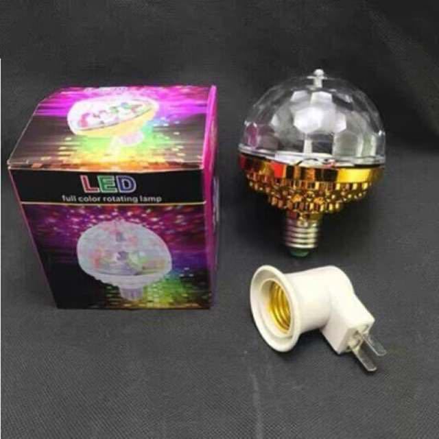 LED spinning magic ball stage bulb House DealSniper.net Light plus flat plug