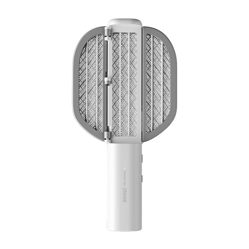 Foldable Electric Mosquito Killer Fly Swatter Bug Zapper Gadgets DealSniper.net White USB