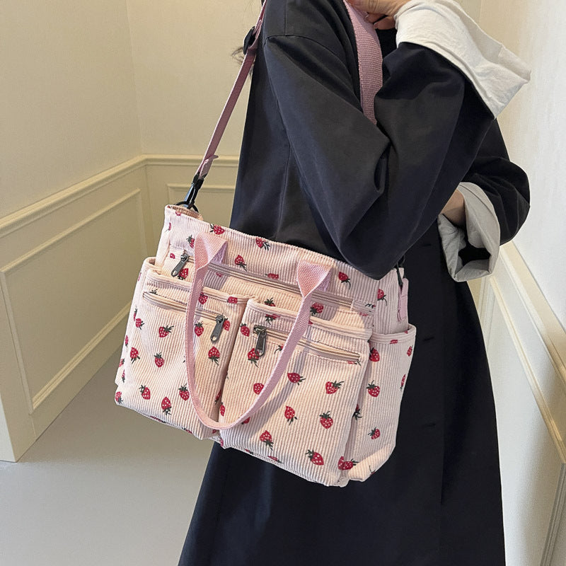 Printed All-matching Women's Shoulder Bag Women DealSniper.net Pink