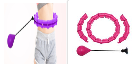 Fitness Sport Hoop Smart Upgrade Intelligent Sport Hoop Adjustable Thin Waist Exercise Gym Hoop Fitness Equipment Home Training Sports DealSniper.net Set