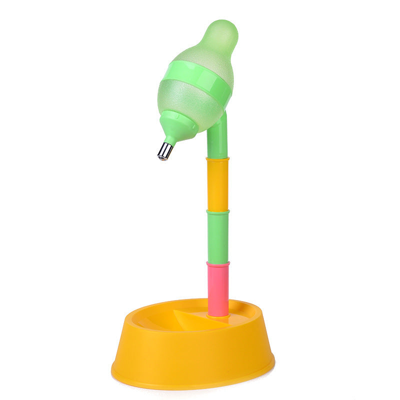 Automatic Pet Water Dispenser Stand Feeder Bowl Pets Gym From House Yellow