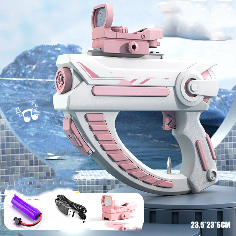 Summer Fully Automatic Electric Water Gun Kids DealSniper.net Pink Space Water Gun USB