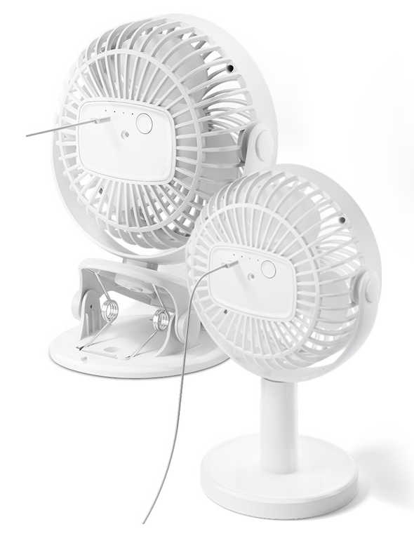 Mini Clip-on USB Desktop Fan Electronic dealsniper-net