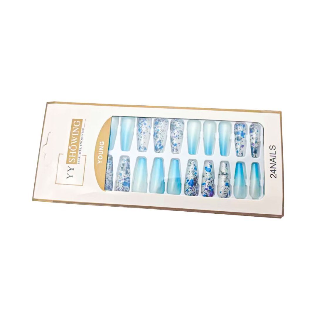 TJ-6 Gradient Water Slate Stone Armor 24 Pieces Beauty DealSniper.net Light blue ink