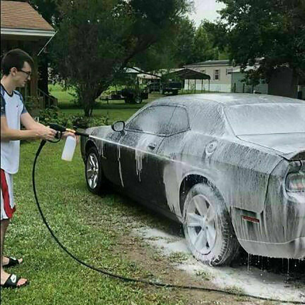 1 4 Snow Foam Lance Pressure Washer Spray Gun For Car Wash Soap Cannon Bottle Vehicle DealSniper.net