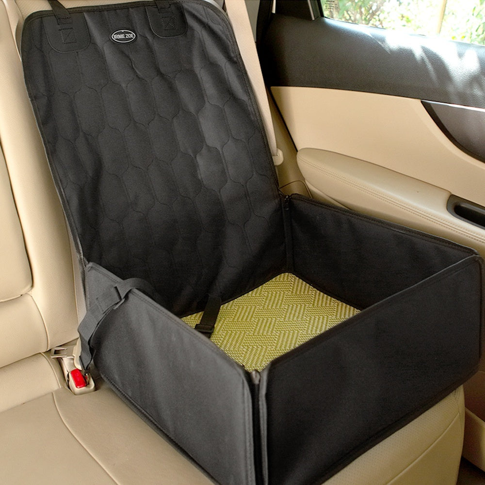 Pet Car Travel Rear Seat Cushion Dog Travel Toilet Pets DealSniper.net KC60 Dog Basket Velcro Style