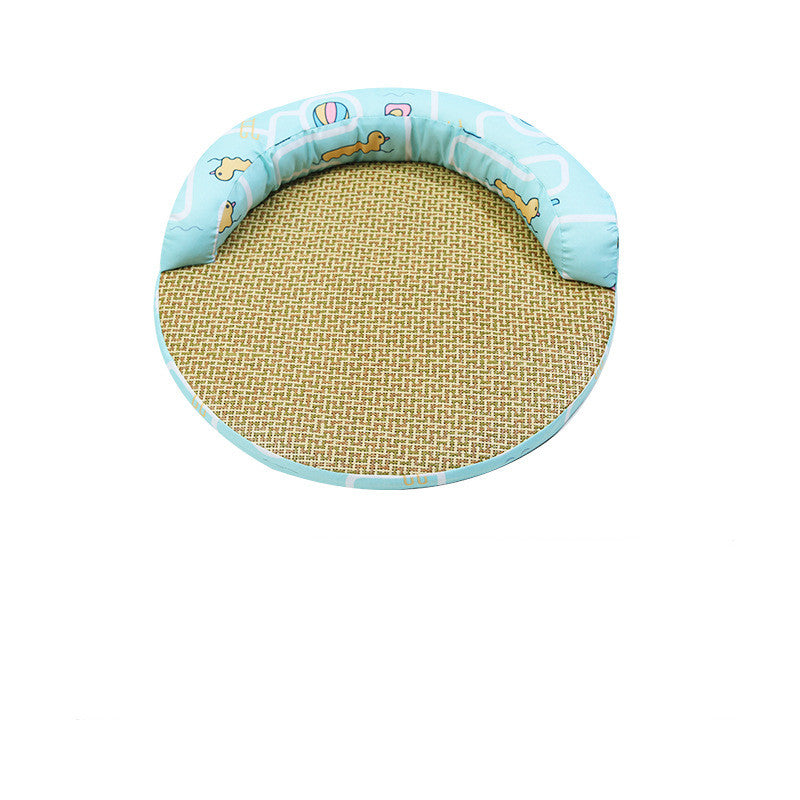 New Summer Cool Pet Sofa Beds Weaving Rattan Pillow To Lean On Pets Gym From House Water park 40cm