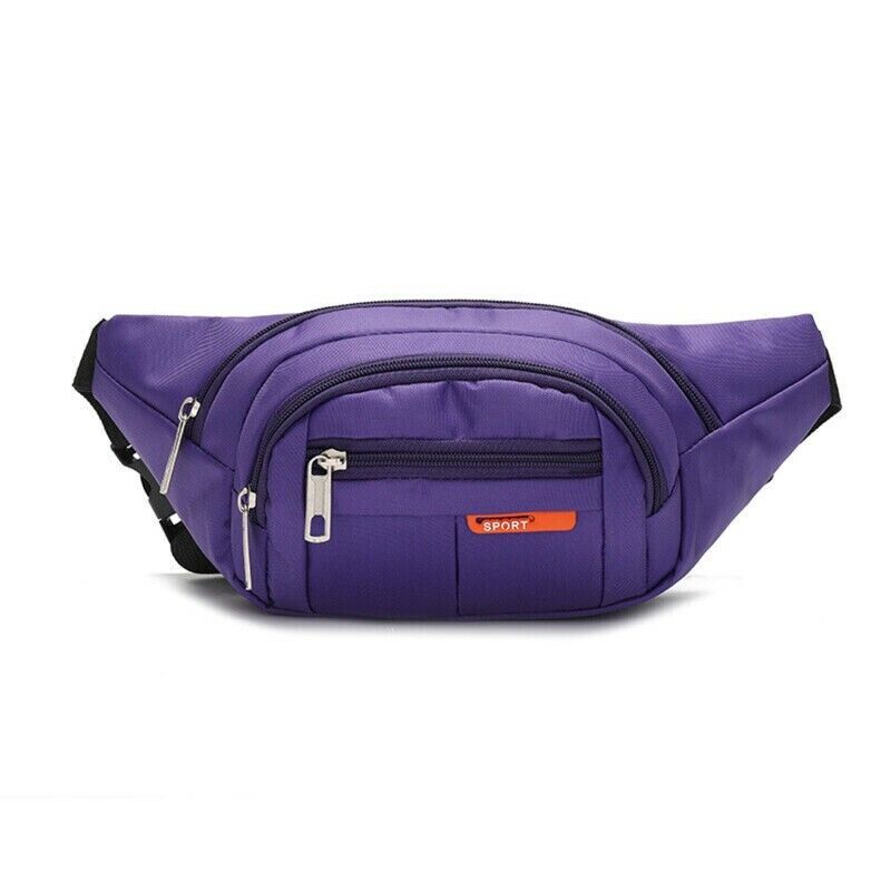 Men Women Fanny Pack Belt Waist Bag Cross Body Sling Shoulder Travel Sport Pouch Men DealSniper.net