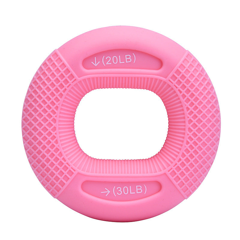 Silicone Adjustable Handle 20-80 Pounds Grip Ring Finger Forearm Trainer Sports Gym From House