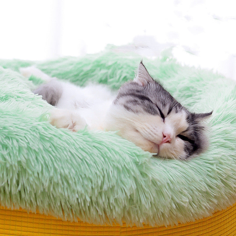Winter Thick Plush Round Nest Deep Sleep Does Not Collapse Deals DealSniper.net