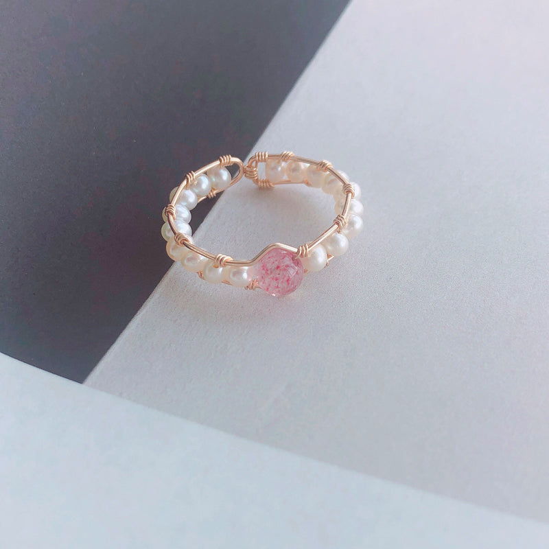 Grey Moonlight Pearl Ring Deals DealSniper.net