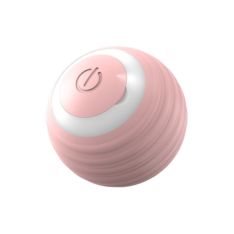 Automatic Moving Bouncing Rolling Ball Smart Cat Toy Ball Pets DealSniper.net Pink Rechargeable