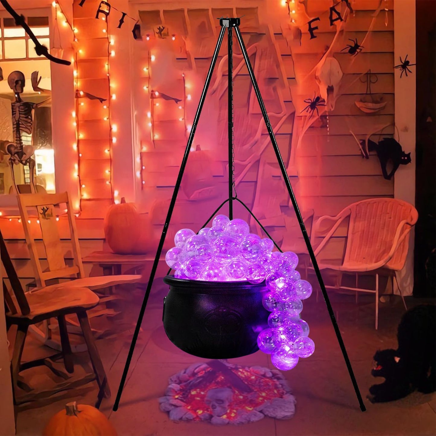 Halloween Decoration Indoor DIY Bubble Cauldron Suit Holidays DealSniper.net