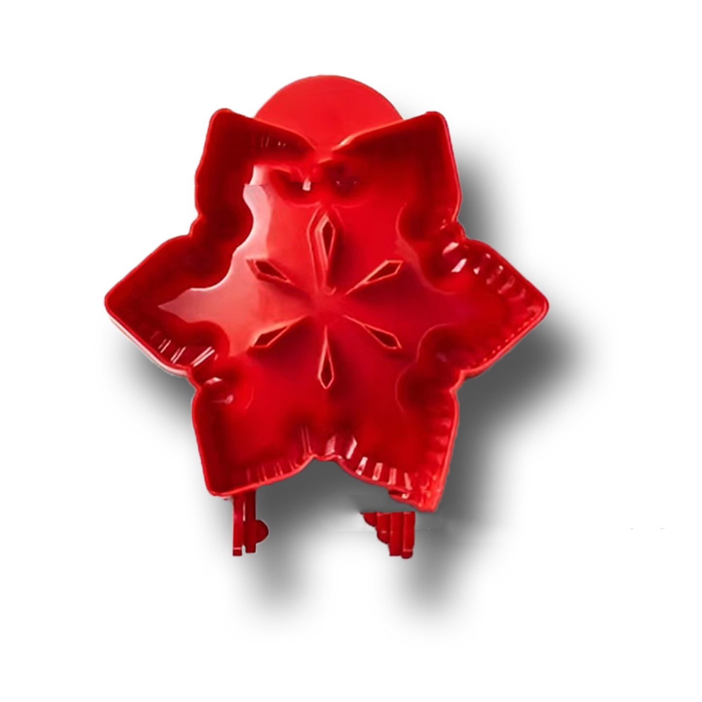 New Christmas Cookie Moulds Pie Mold Holidays DealSniper.net Red Snowflake