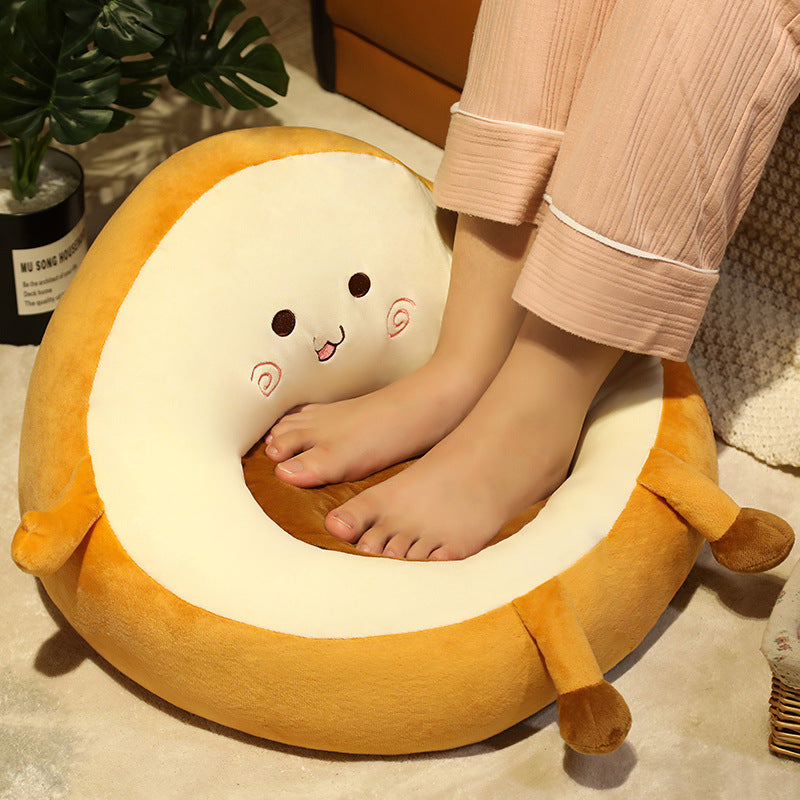 New Winter Plush Bread Futon Cushion Kids DealSniper.net