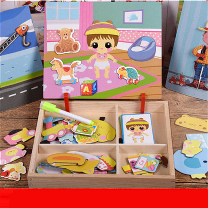 Recommend Children's Early Education Puzzle Magnet Book Intellectual Toys Kids DealSniper.net B