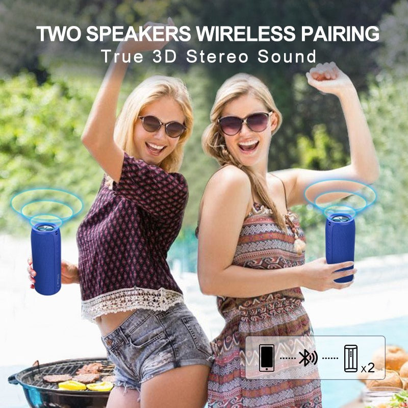 Bluetooth Speaker Bass Wireless Portable Subwoofer Electronics DealSniper.net