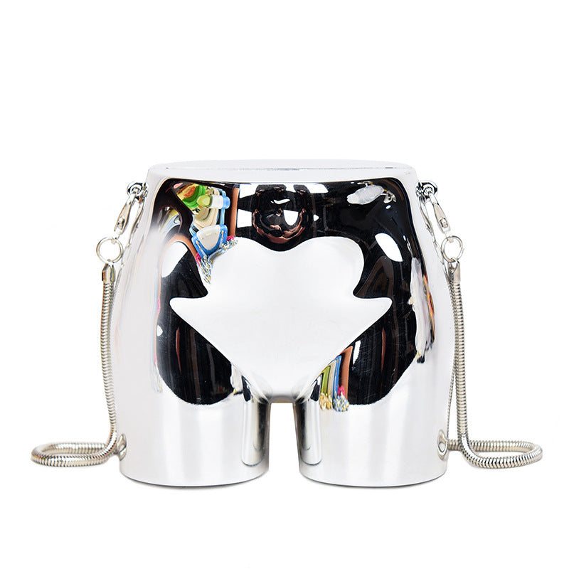 Women's Fashion Acrylic Chain Bag Women DealSniper.net Silver