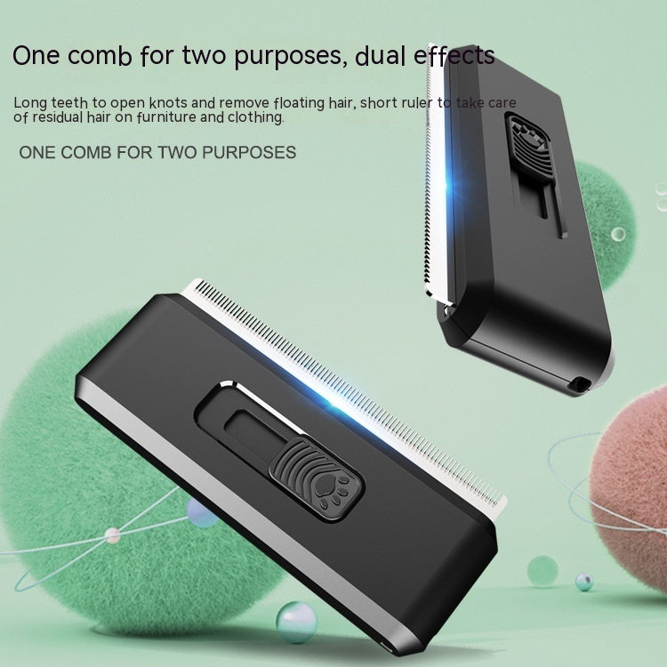 One-Touch Pet Hair Cleaning Comb Except Hair Comb Pets dealsniper-net