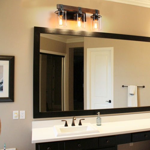 3 Lamps Farmhouse Dresser Lamps Rustic Bathroom Lamps Home Decor DealSniper.net