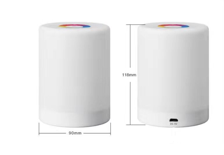 Smart LED light colorful atmosphere lamp bedside Home DealSniper.net