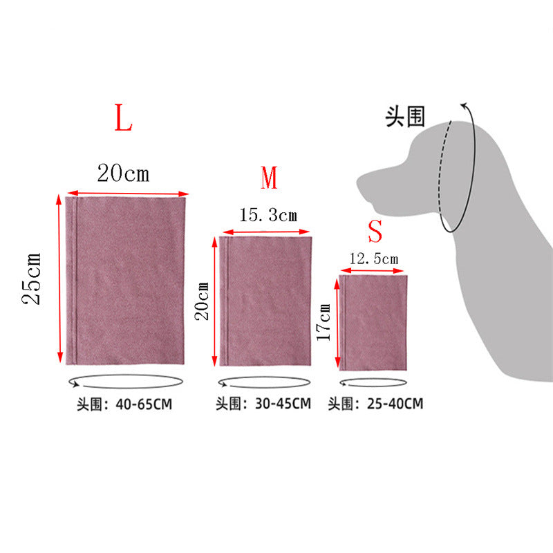 Calming Dog Ears Cover For Noise Reduce Pet Hood Earmuffs Pets dealsniper-net