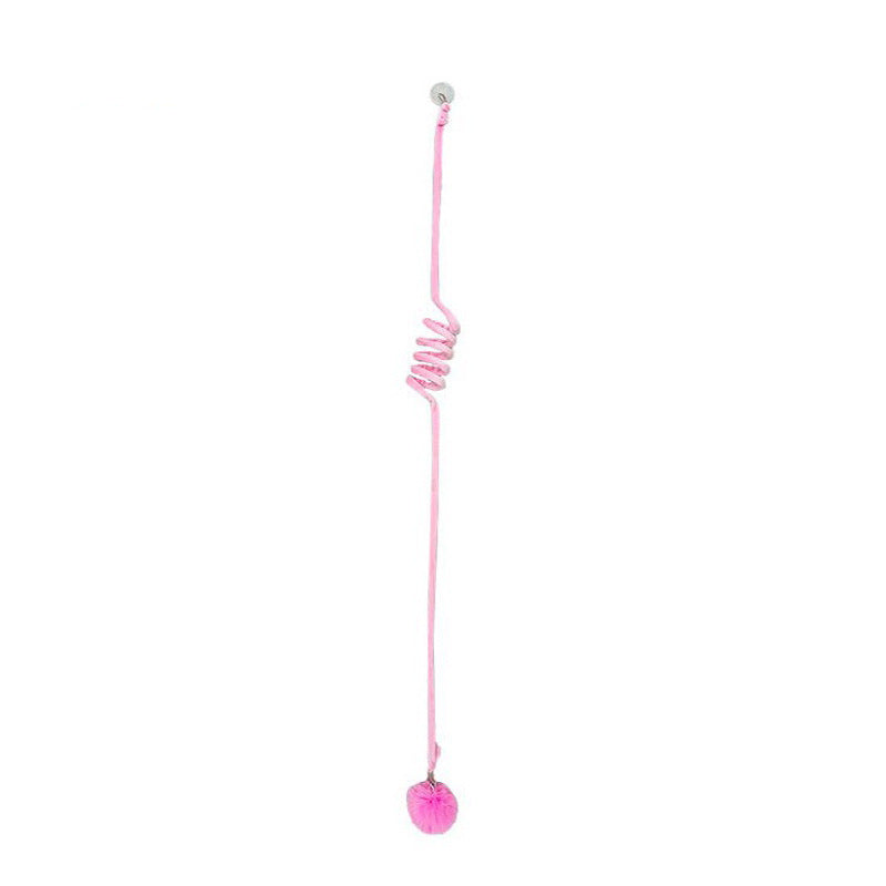 Interactive Cat Hanging Toy Simulation Cat Toy Funny Pets DealSniper.net Pure pink