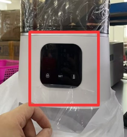 Pet Automatic Feeder Large Capacity Smart Voice Recorder Pets DealSniper.net White App version US