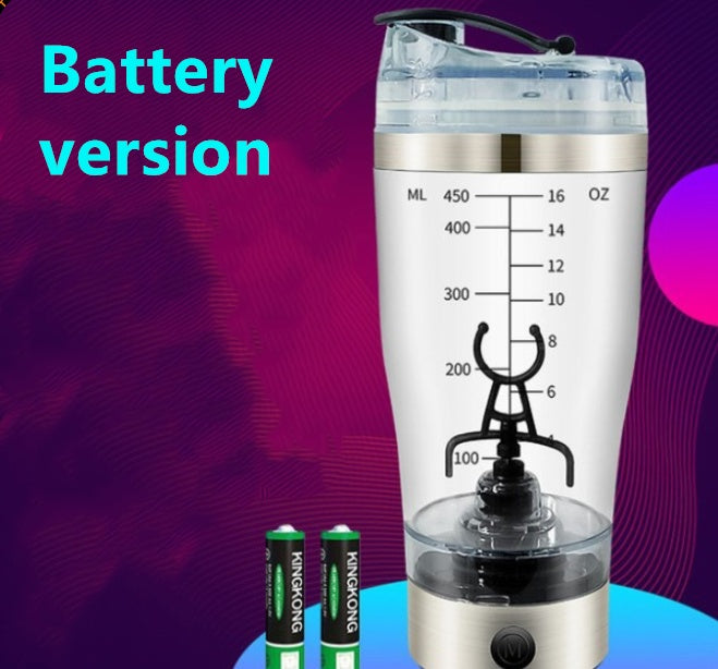 Electric Protein Shake Stirrer USB Shake Blender Kitchen DealSniper.net White USB 450ml