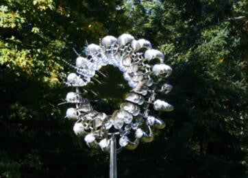 Unique And Magical Metal Windmill Outdoor Dynamic Wind Spinners Garden dealsniper-net