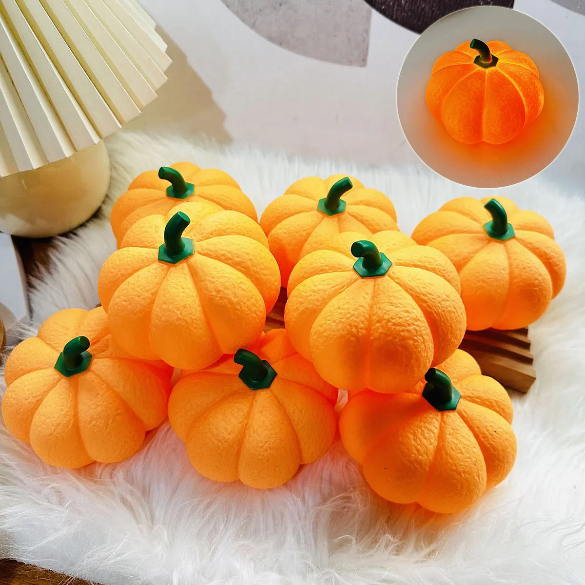 Pumpkin Halloween Decorative Night Light Bedroom Dormitory Holidays DealSniper.net