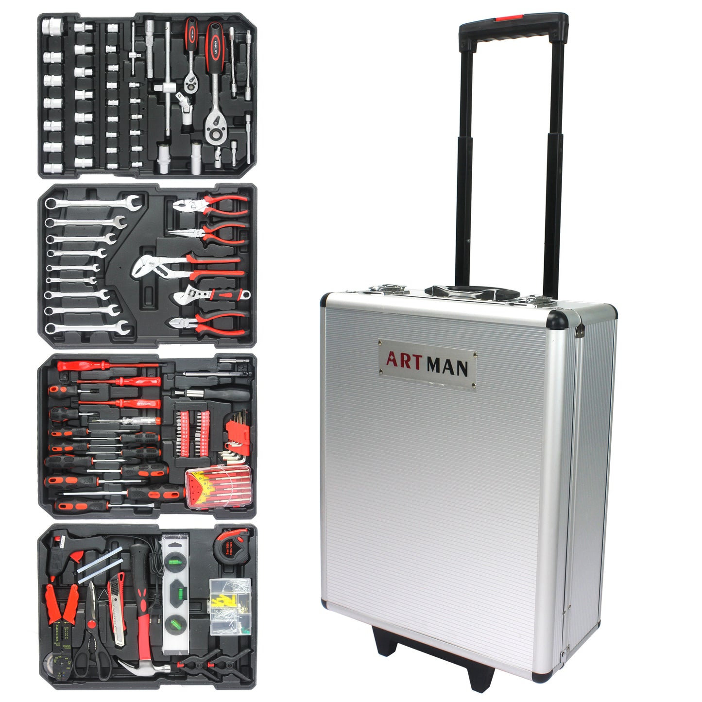 Black Hand Toolbox Tools DealSniper.net White