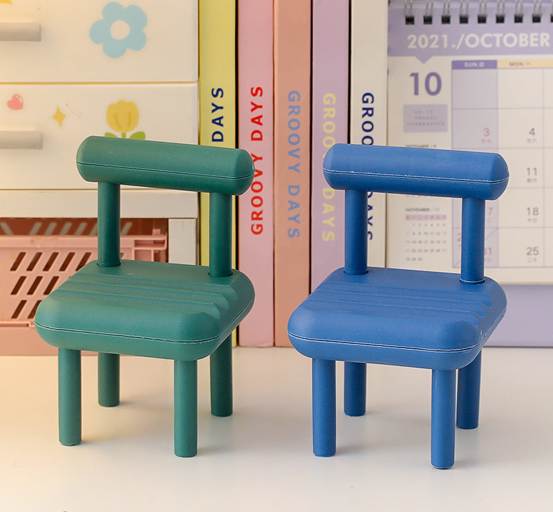 Mobile Phone Holder Creative Small Chair Holder Gadgets DealSniper.net Dark green dark blue