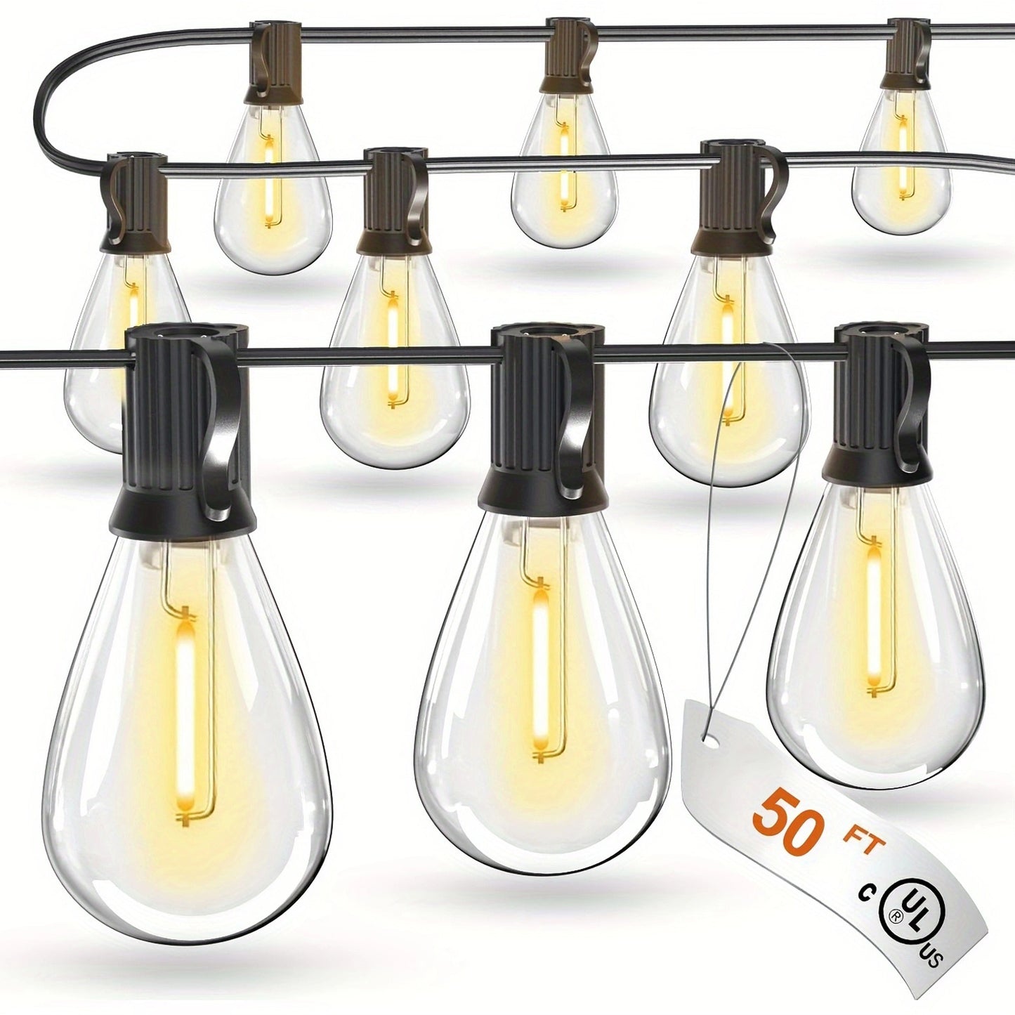 High Voltage Direct Insertion S14 Light String Outdoor DealSniper.net