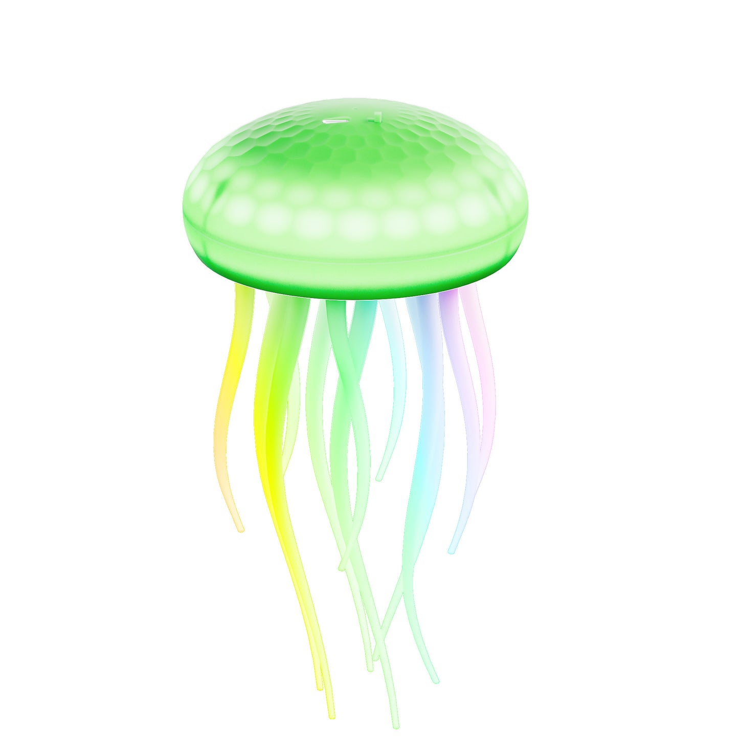 Voice-controlled Swimming Jellyfish Lamp Induction Light Home Decor DealSniper.net Voice Control Not Included Mint Green