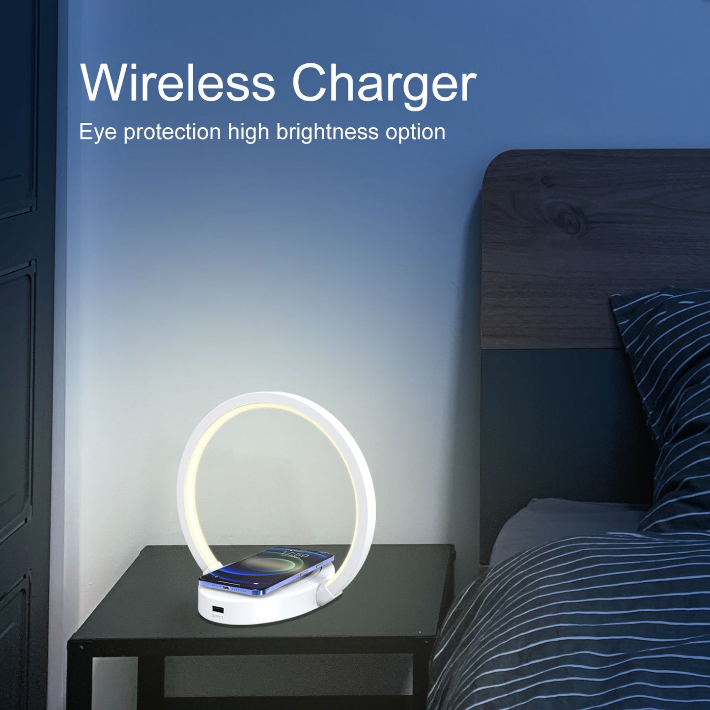 Night Lights Lamp Bluetooth Speaker Table Light Home Decor DealSniper.net