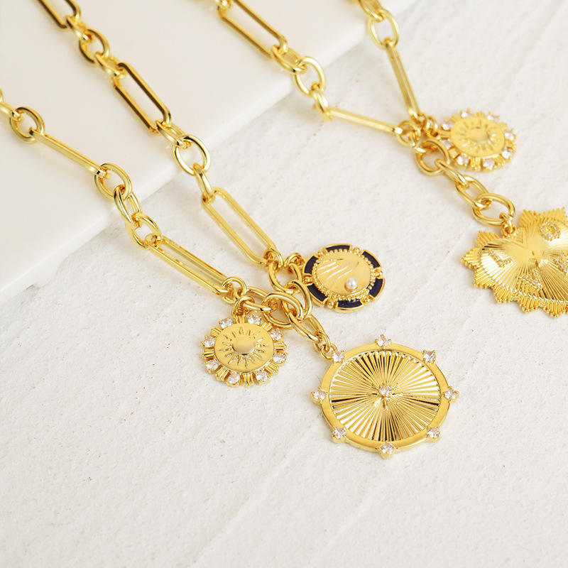 Fashion Jewelry Creative Sun Pendant Necklace Jewelry DealSniper.net