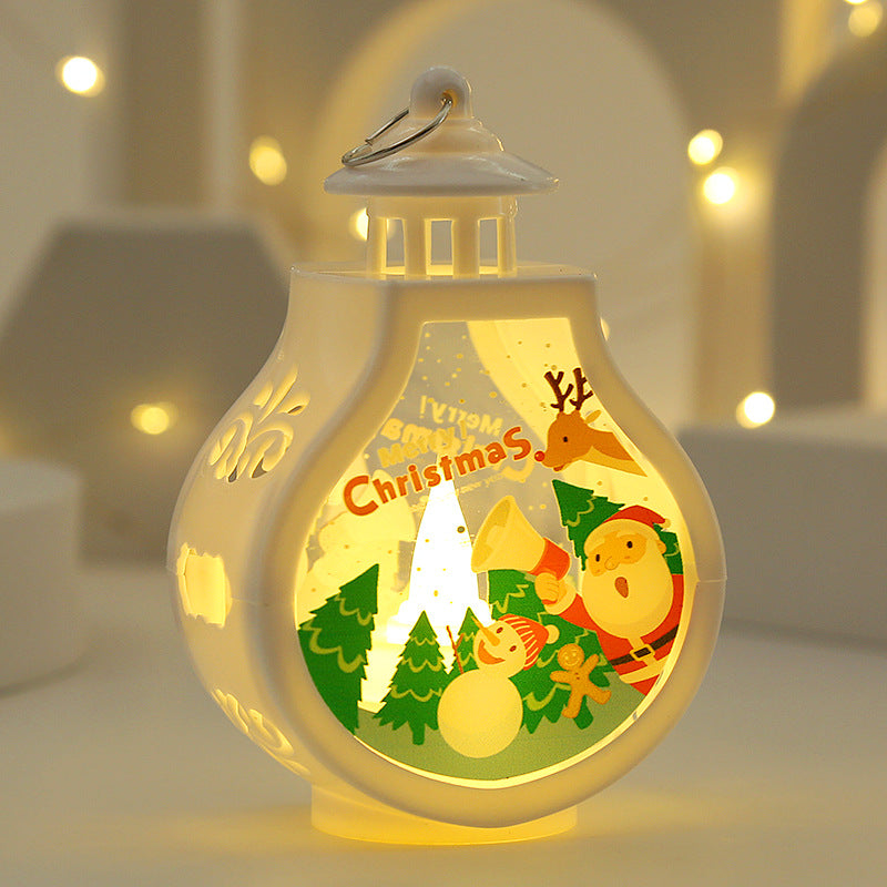 Christmas Candle Lamp Romantic Ornaments Holidays DealSniper.net Old Man