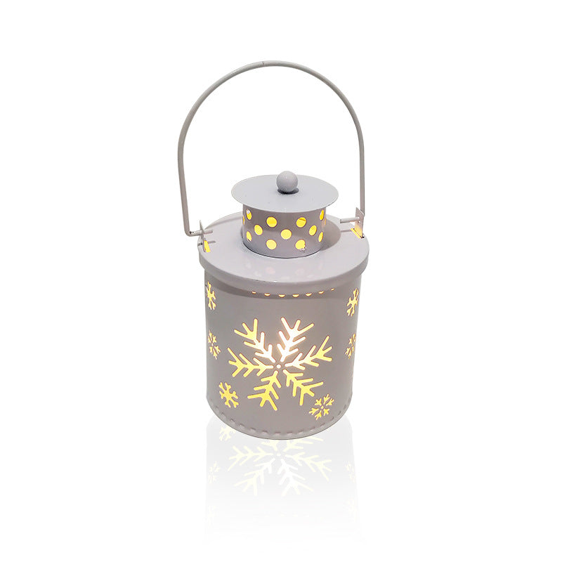 Christmas Candle Lights LED Small Lanterns Wind Lights Electronic Candles Nordic Style Creative Holiday Decoration Decorations Holidays DealSniper.net