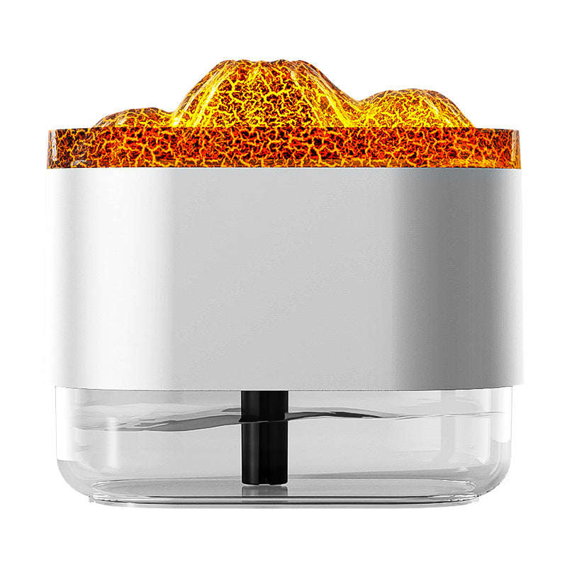 USB Volcano Air Humidifier 300ML Ultrasonic Mist Maker House DealSniper.net Volcano White USB