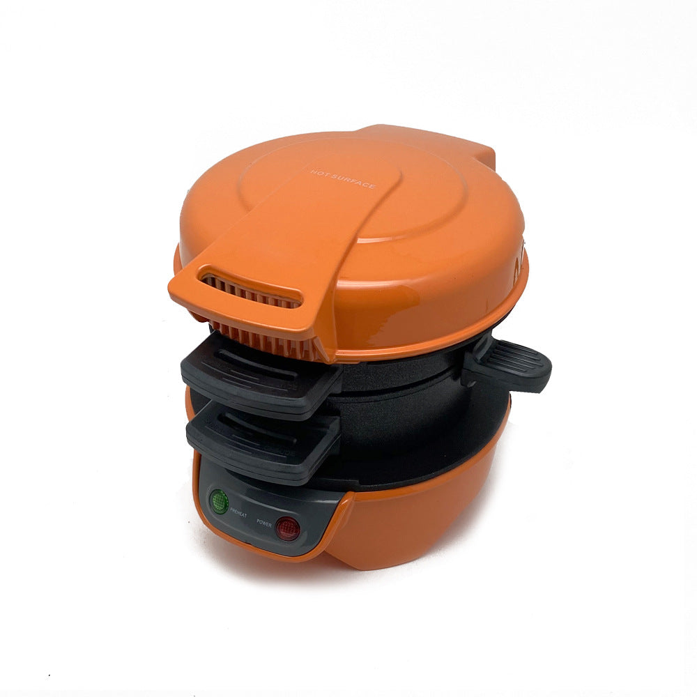 Household Breakfast Machine Hamburg Sandwich Maker House DealSniper.net Orange AU