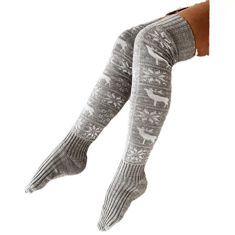 Winter Christmas Warm Knitted Women Stocking Beautiful Gifts Holidays dealsniper-net